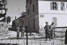 שוטרים בריטיים בגבול יפו-תל אביב 1947